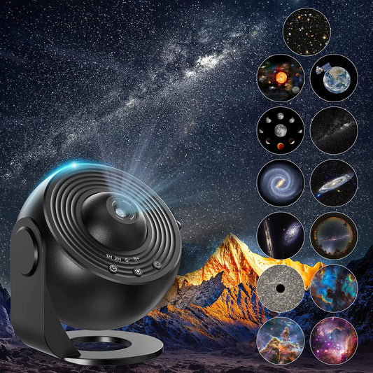 Galaxy Sternenlicht Projektor 360° – Rotierendes Nachtlicht mit Sternenhimmel für Schlafzimmer & Entspannung