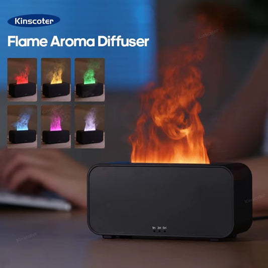 Mini LED Flammen-Aroma-Diffusor